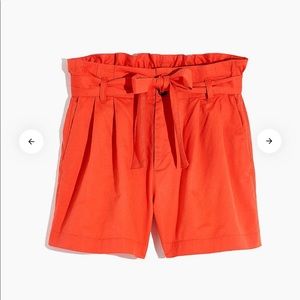 Madewell paperbag shorts